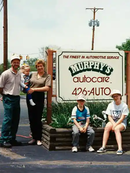 Murphy's Autocare original sign photo from