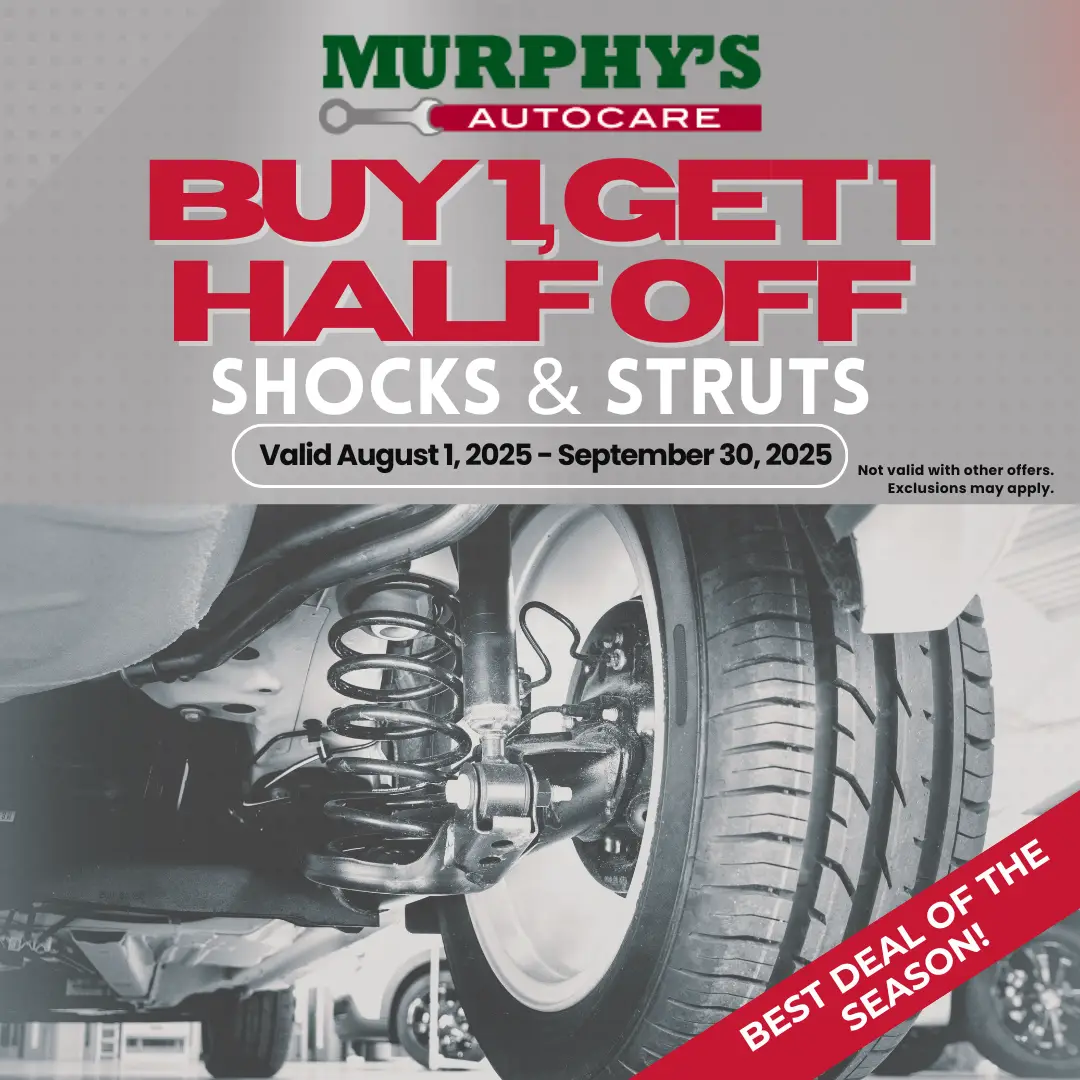 It's time for BOGO 1/2 off Shocks and Struts!  featured image